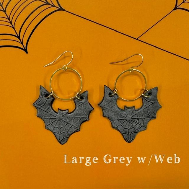 Bat Clay Earrings